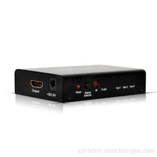 Audio video switcher box 3x1